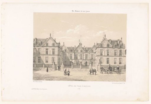 View of the town hall of Orléans