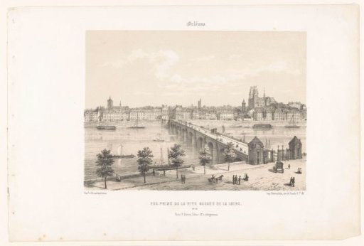 View of Orléans from the left bank of the Loire