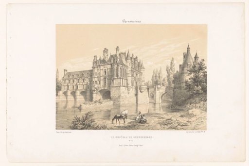 View of the Castle of Chenonceau