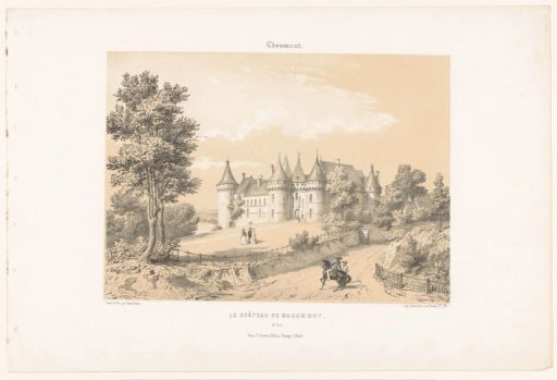 View of the Castle of Chaumont-sur-Loire