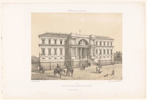 View of the Palace of Justice in Nantes