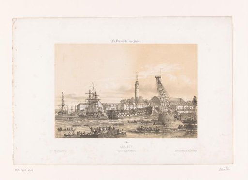 View of the Arsenal near the Harbour of Lorient