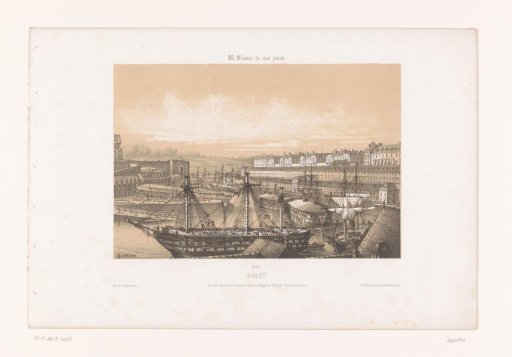 View of the Arsenal near the Harbour of Brest