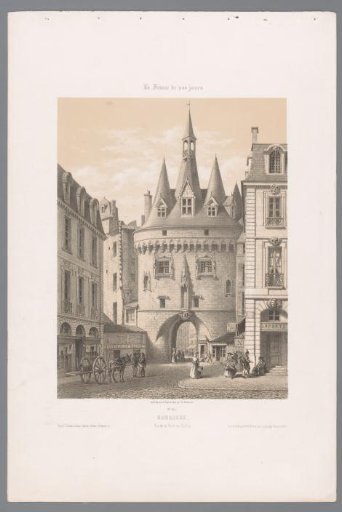 View of the Porte Caillau in Bordeaux