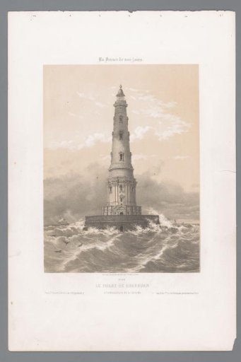 View of the lighthouse of Cordouan at the mouth of the Gironde