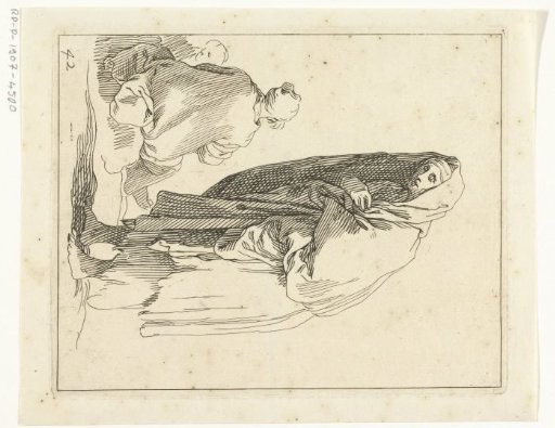 Begging woman