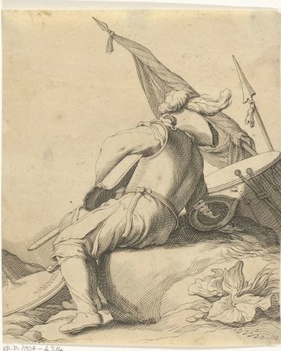 Resting soldier