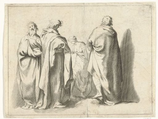 Three men and a woman
