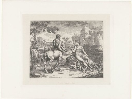 Ocyrhoe tells her father Chiron the fate of Aesculapius