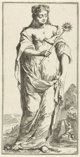 Personification of Modesty