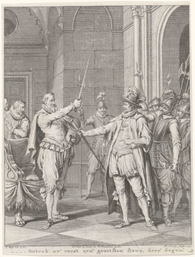 Egmond Surrenders His Sword to Alva, 1567
