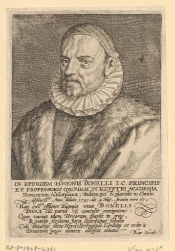 Portrait of Hugo Donellus