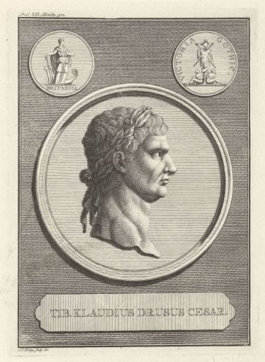 Portrait of Emperor Claudius I