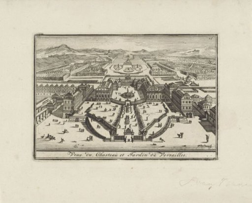 View of the Palace of Versailles