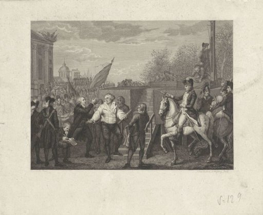 Louis XVI Ascends the Steps to the Guillotine
