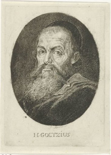Portrait of artist Hendrick Goltzius