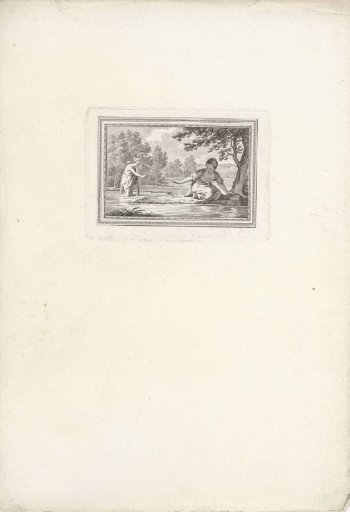 Young woman viewing her reflection