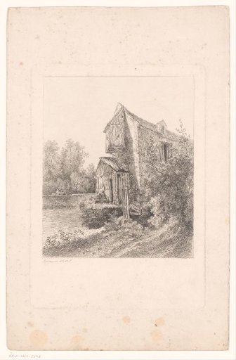 View of a Country House with Wooden Extension