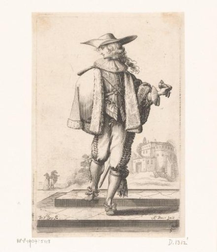 French nobleman, dressed in the fashion of ca. 1630