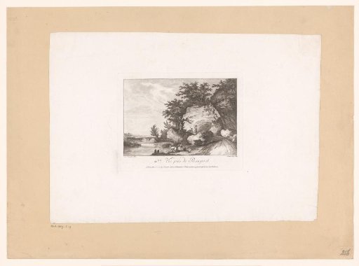 River Landscape with Shepherds and Two Washerwomen