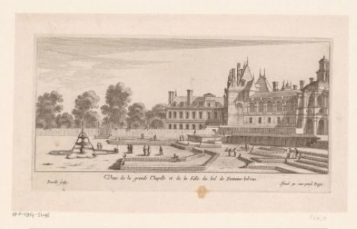 View of the Chapel and the Ballroom of Fontainebleau
