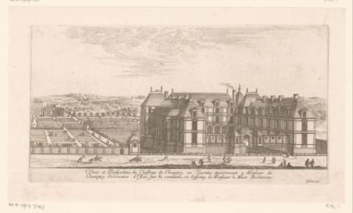 View of the Château de Chavigny in Lerné
