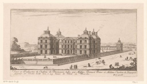 View of the Château de Blérancourt