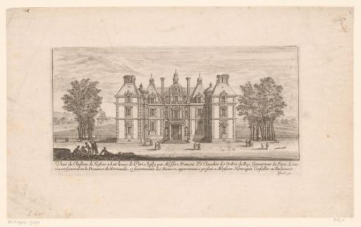 View of the Château de Fresne