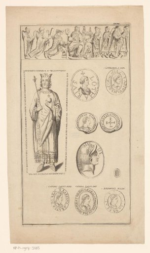 Various Portraits of Kings and Royal Seals