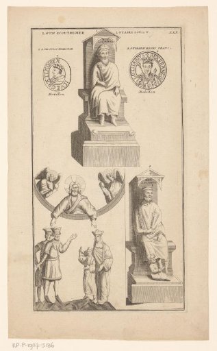 Two Portraits of King Louis IV and King Lothair