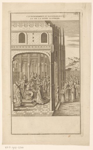 Coronation of King Charles V and His Wife