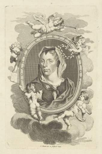 Portrait of the paper cutter Johanna Koerten