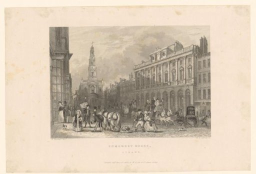 View of Somerset House in London