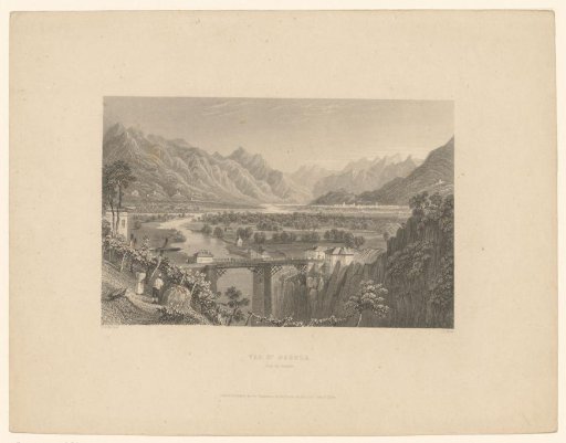View of the Val d'Ossola valley in Northern Italy