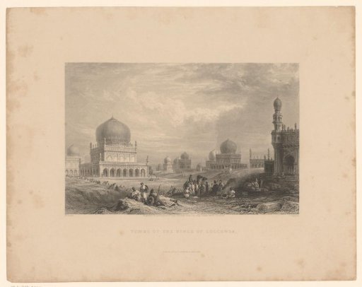 View of the Qutb Shahi tombs