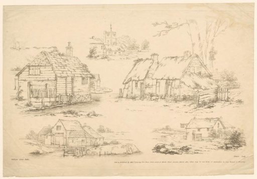 Five village houses