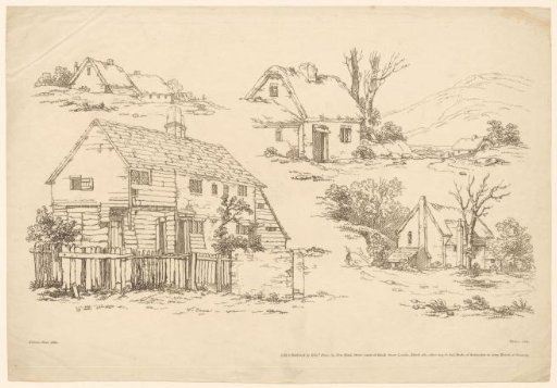 Four Houses in Various Landscapes