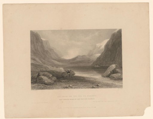 Landscape with a Hunter by the Mountain Lake Lac Noir