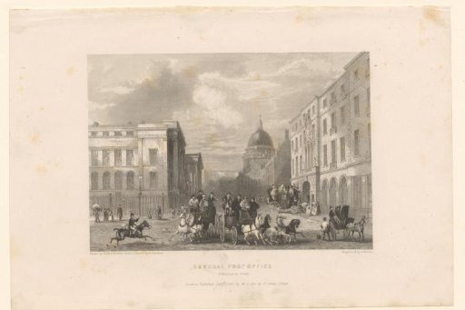 View of the General Post Office in London