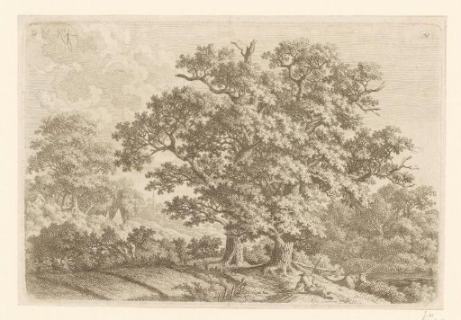 Landscape with a resting shepherd