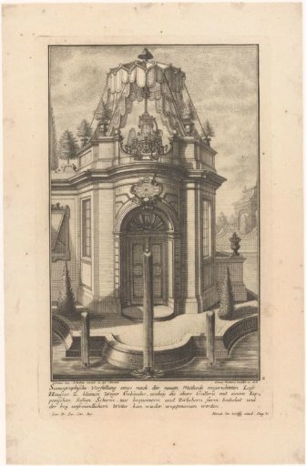Garden house with a sunshade
