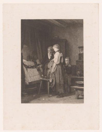 Family at a deathbed