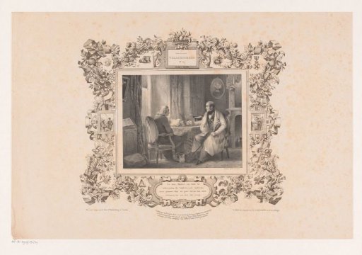 Man Donating a Sum of Money to a Clergyman