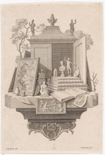 Vignette with books