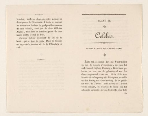 Text sheet regarding Vlaardingen in Makassar