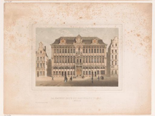 View of Maison Grand Place in Brussels