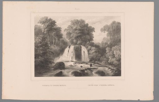 Waterfall at Tjiroek-Betong
