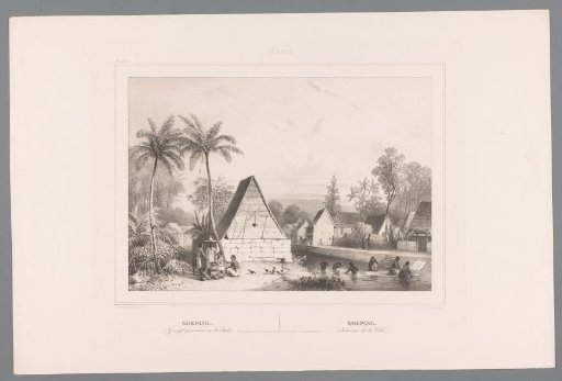 View of houses in Kupang