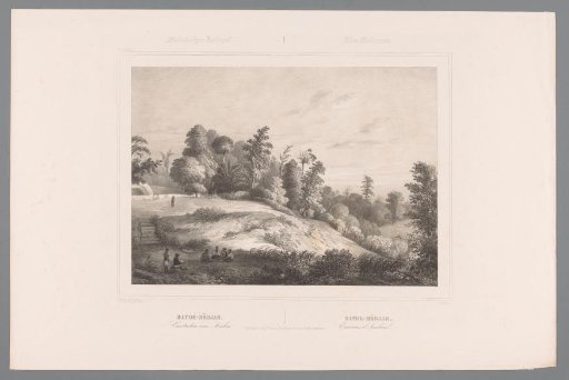 View of the hill Batu Medjah in Ambon