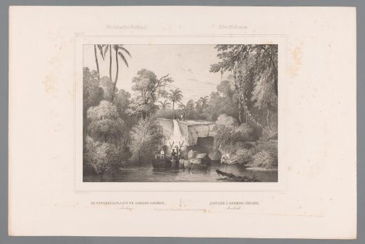 View of a waterfall in Goeroe-Goeroe at Ambon